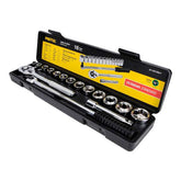 Juego de 16 herramientas std mixtas entrada 1/2" pretul+